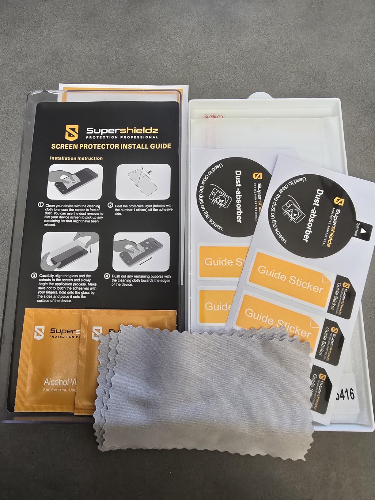 Supershieldz (3 Pack) Designed for Samsung Galaxy S26 Tempered Glass Screen Protector, Anti Scratch, Bubble Free customer photo 2