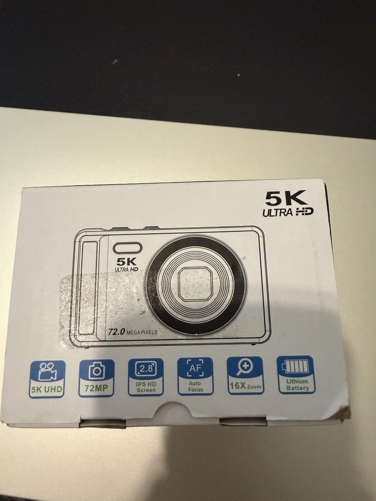 5K Digital Camera - 80MP WiFi Cameras for Photography - UHD Fast Autofocus Vlogging Camera for YouTube with 3