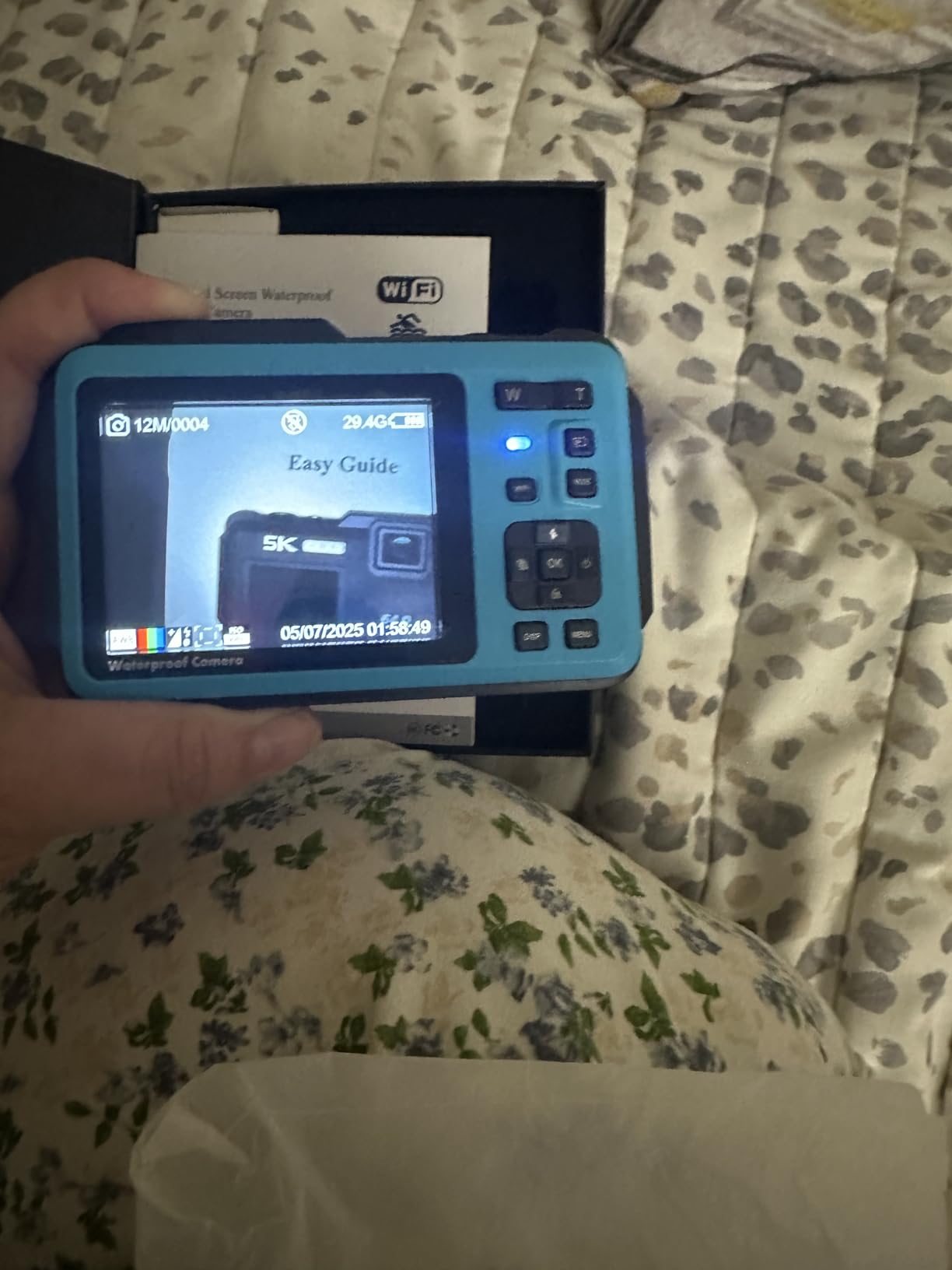 5K Underwater Digital Camera 64MP Waterproof Camera 16FT Floating Camera for Snorkeling Scuba Diving customer photo 2