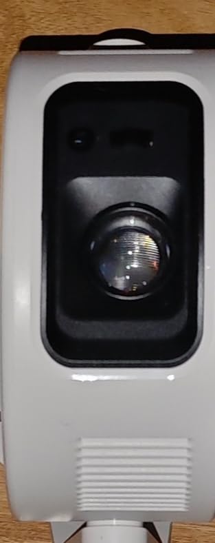 Philoent【Google TV Included】Smart Mini Projector, Ultra Short Throw for Big Screen in Small Room, Auto Keystone Portable Proyector with WiFi Bluetooth, Support 4K Movie - Home Theater Bedroom Outdoor customer photo 1