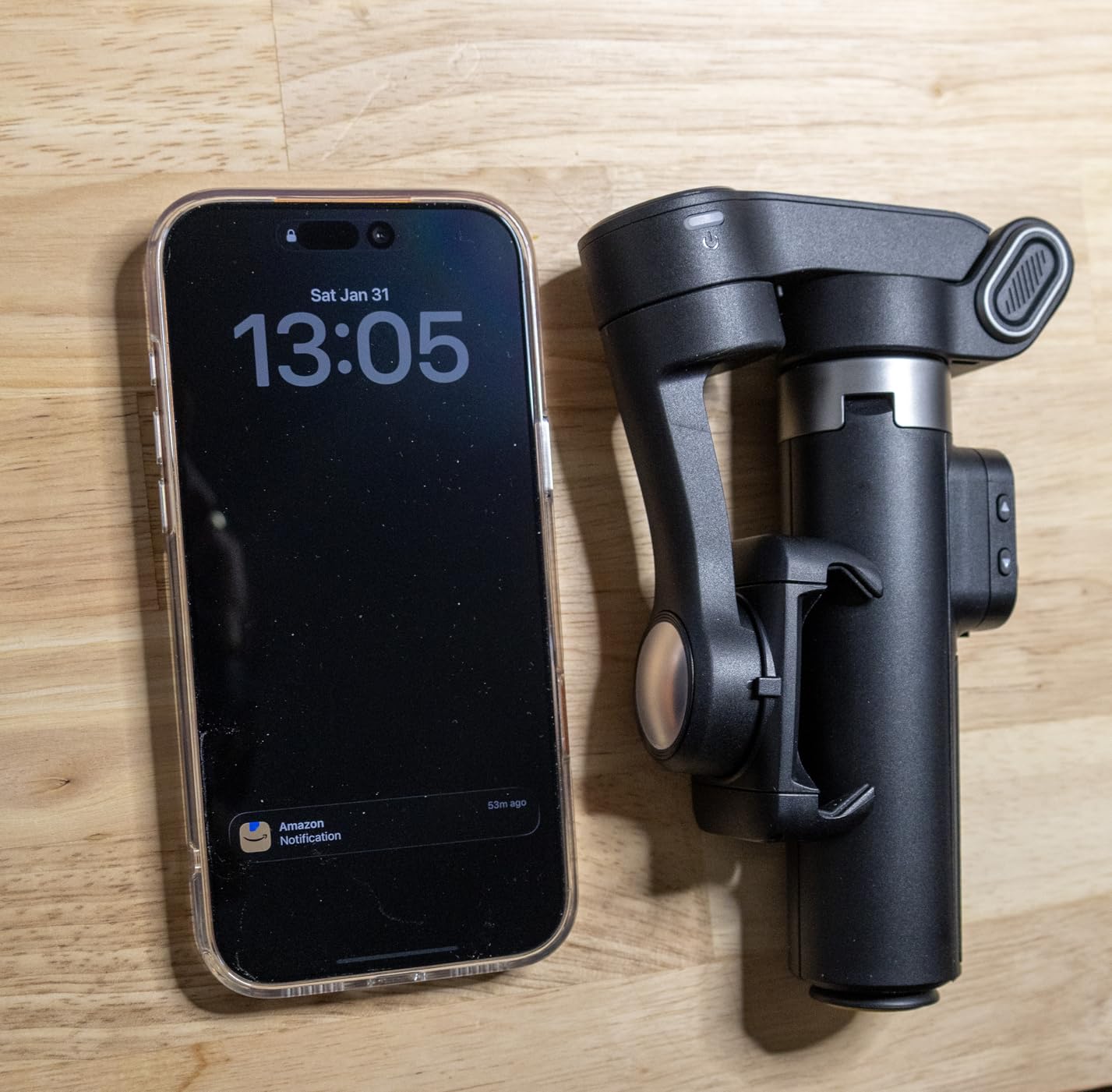 AOCHUAN 360° Pan Rotation Gimbal Stabilizer for iPhone, Magnetic Remote Control, 3-Axis Stabilizer w/Built-in Extension Rod & One-Touch Open Tripod, 3-in-1 Foldable Phone Gimbal for Vlogging, Travel customer photo 1