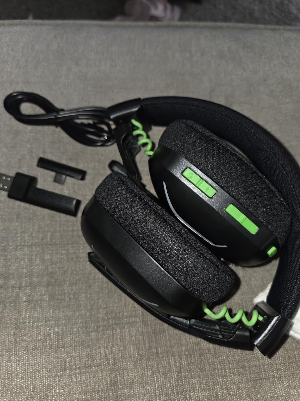 Wireless Gaming Headset for PS5, PS4, PC, Laptop, Mac & Switch, Dual Low-Latency 2.4GHz USB/Type-C, Bluetooth Gaming Headphones with ENC Mic for Gamecube, 3D Stereo,Colorful Light, 50H Power customer photo 1