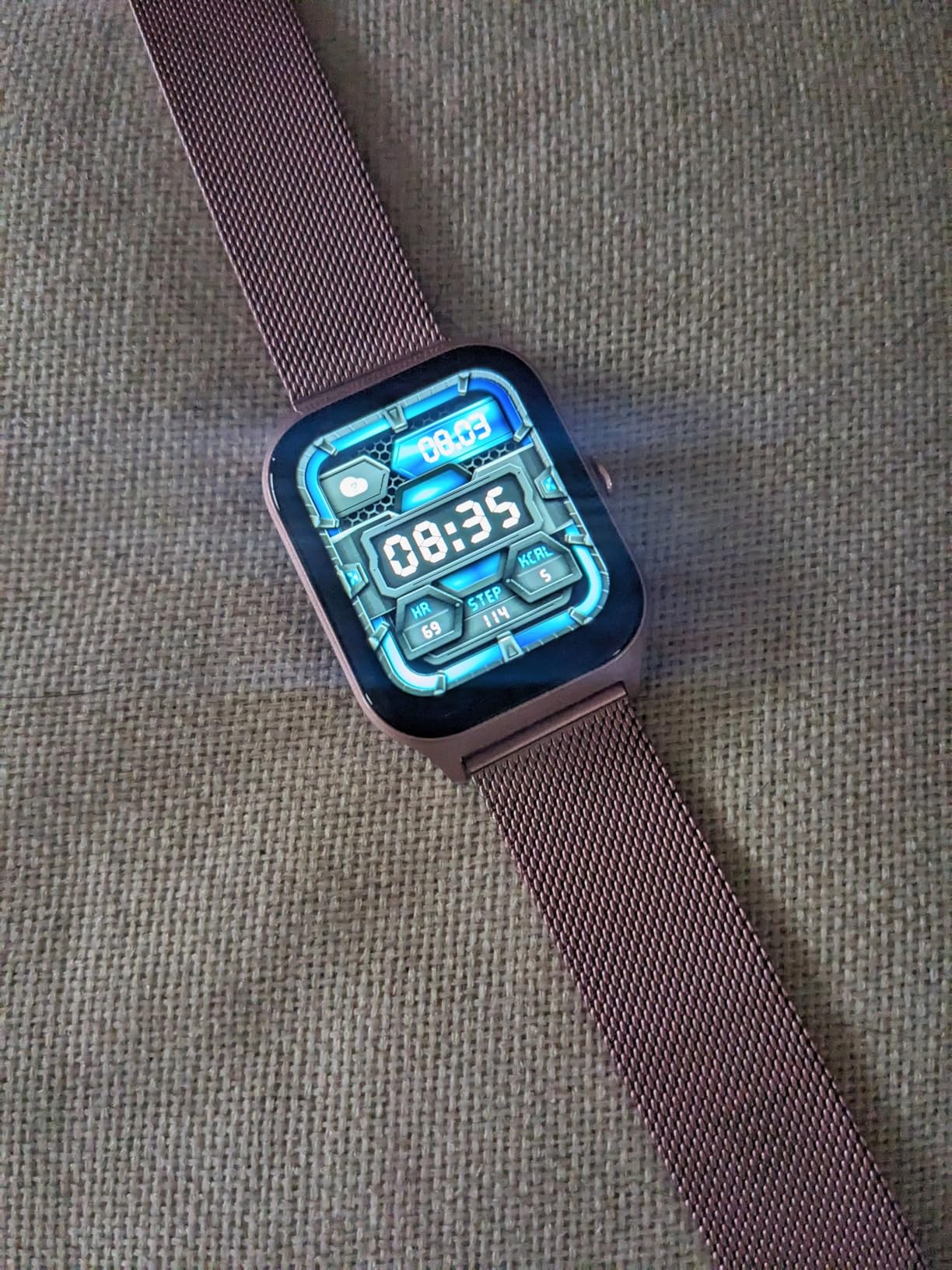 Smart Watch, 1.85'' Smart Watches Women Men Make/Answer Call, Heart Rate/Blood Pressure/Sleep Monitor, 110+Sports Modes, Voice Control, Waterproof Fitness Watch Compatible for Android & iPhone customer photo 1