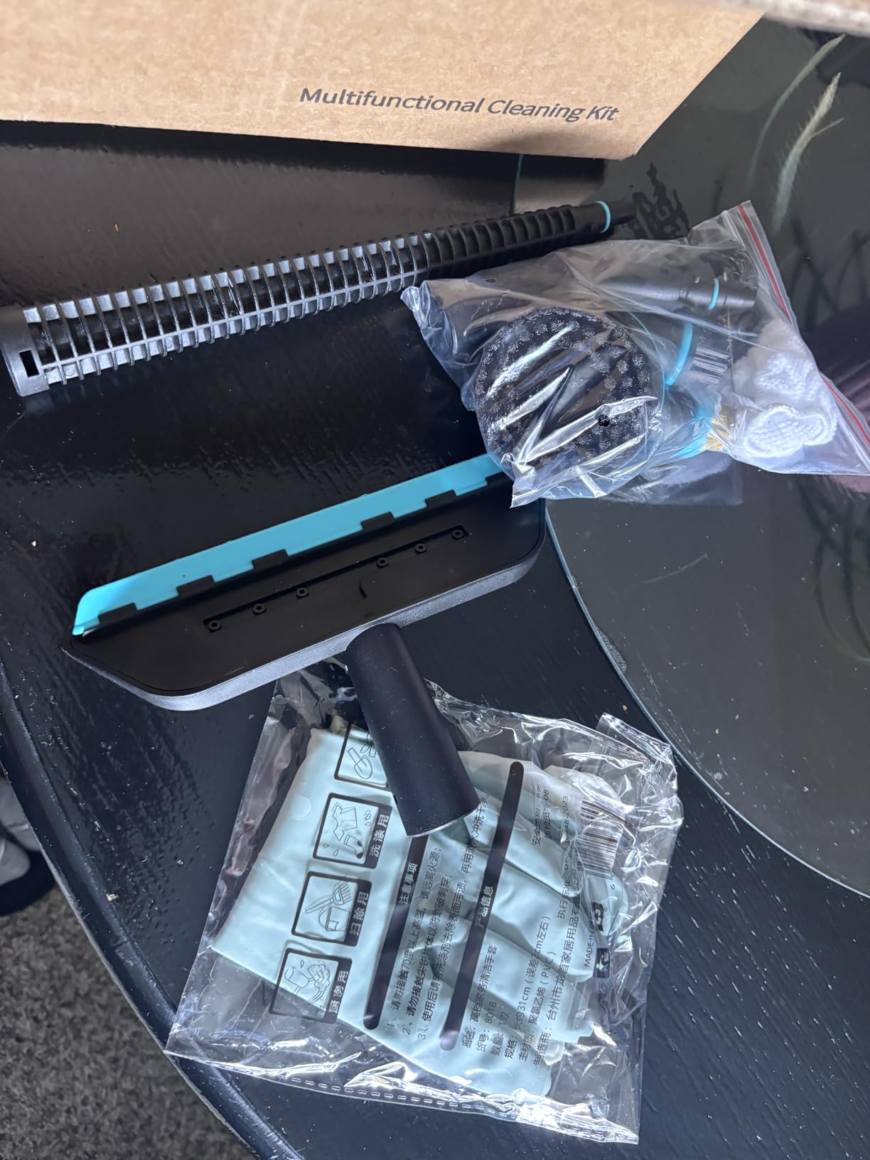 Steam Cleaner, 3 Level Adjustable Pressurized Steam Cleaner for Home, 10s Heat-Up Handheld Steamer for Cleaning, 1.9 Qt Tank Portable Steam Cleaner for Car, Home, Tile, Grout customer photo 2