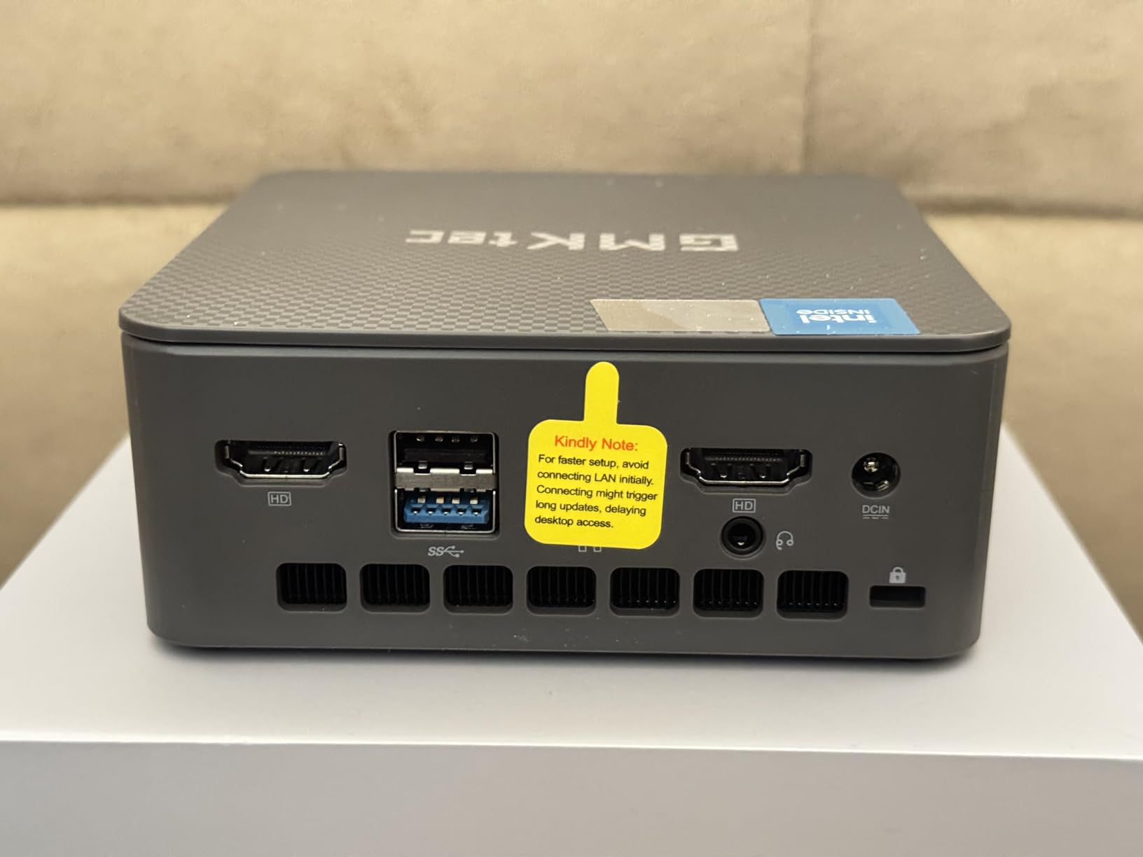 GMKtec Mini PC Computers Intel N95 Processor (Turbo 3.4GHz) 8GB DDR4 256GB SSD Desktop Computer 4K Dual HDMI Display/3x USB3.2/WiFi 5 BT5.0/RJ45 Ethernet Nucbox G3S customer photo 2