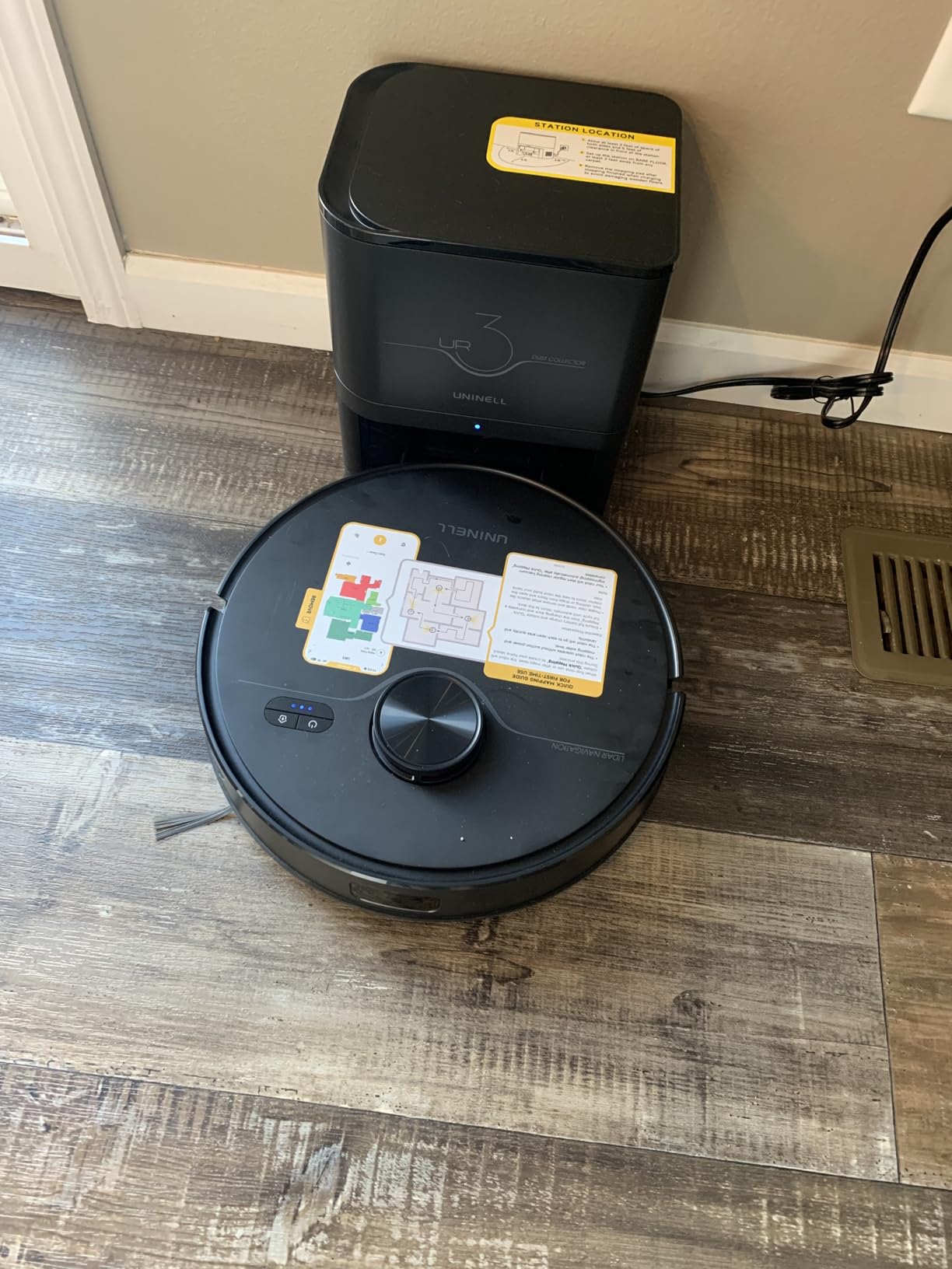 Robot Vacuum and Mop Combo with Self-Emptying, Robotic Vacuum Cleaner 7000Pa & LiDAR Navigation, 180 Mins,90 Days Capacity, Home Mapping, for Pet Hair/Hard Floors/Carpets, App/Alexa Control customer photo 2