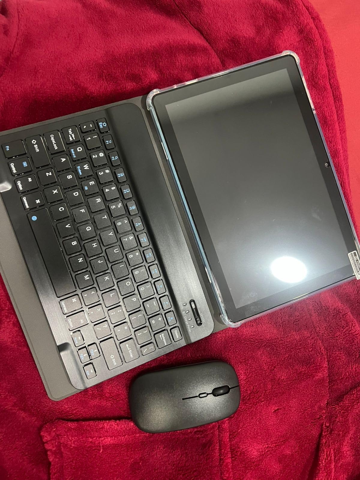 2026 Android tablet 10 inch, Android 15 Tablet with Keyboard, 24GB+256GB+2TB Expand, 2 in 1 Tablets with Gemini AI, 8-Core, 8000mAh, Widevine L1, GMS, Tablets PC with Case, Mouse, Stylus (Black Case) customer photo 1