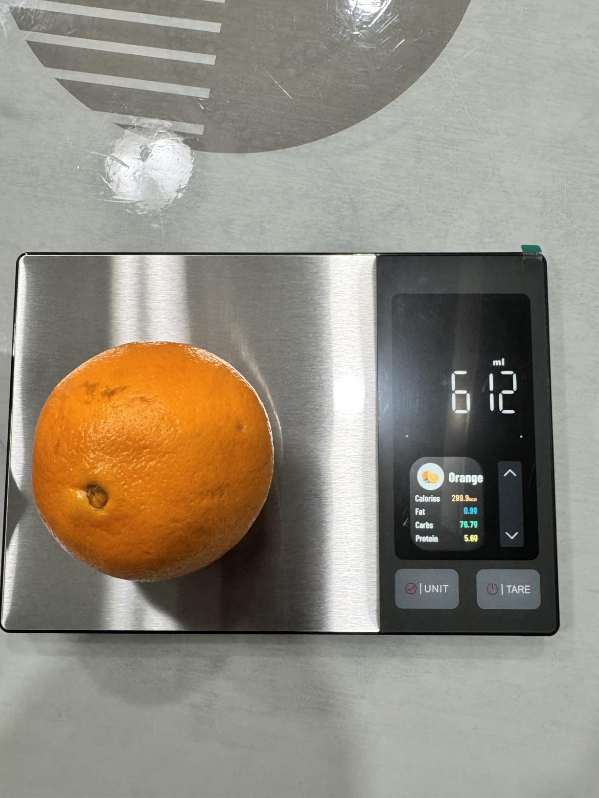 Smart Food Scale with Nutritional Calculator, Free APP with 24 Nutrients Tracking, Calorie, Macro, Premium Stainless Steel Digital Food Scale for Meal Prep Weight Loss, Grams/Ounces, 11lb Capacity customer photo 2