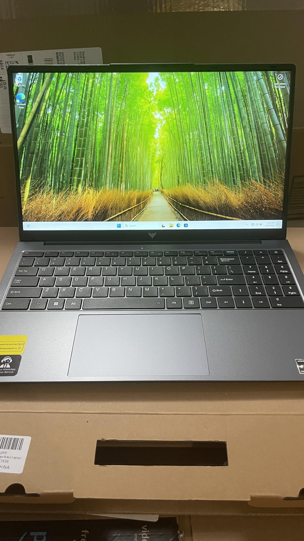 Light Gaming Laptop 2026, AMD Ryzen 7 5700U(8C/16T, Up to 4.3GHz), 16GB RAM 512GB NVMe SSD, Laptop Computer, 15.6