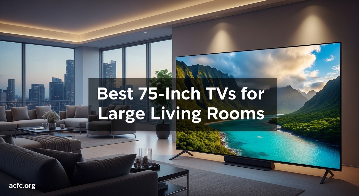 Best 75-Inch TVs for Large Living Rooms
