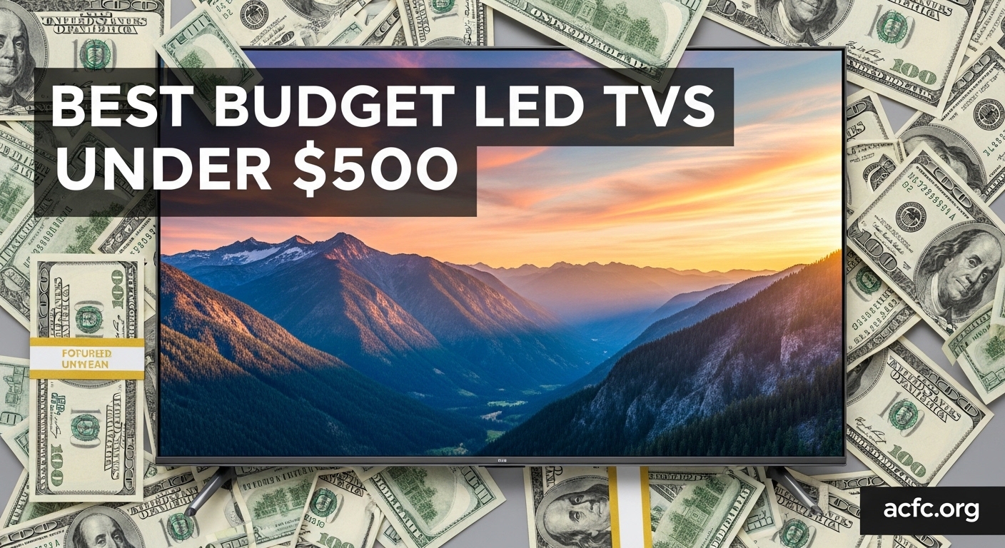 Best Budget LED TVs Under $500