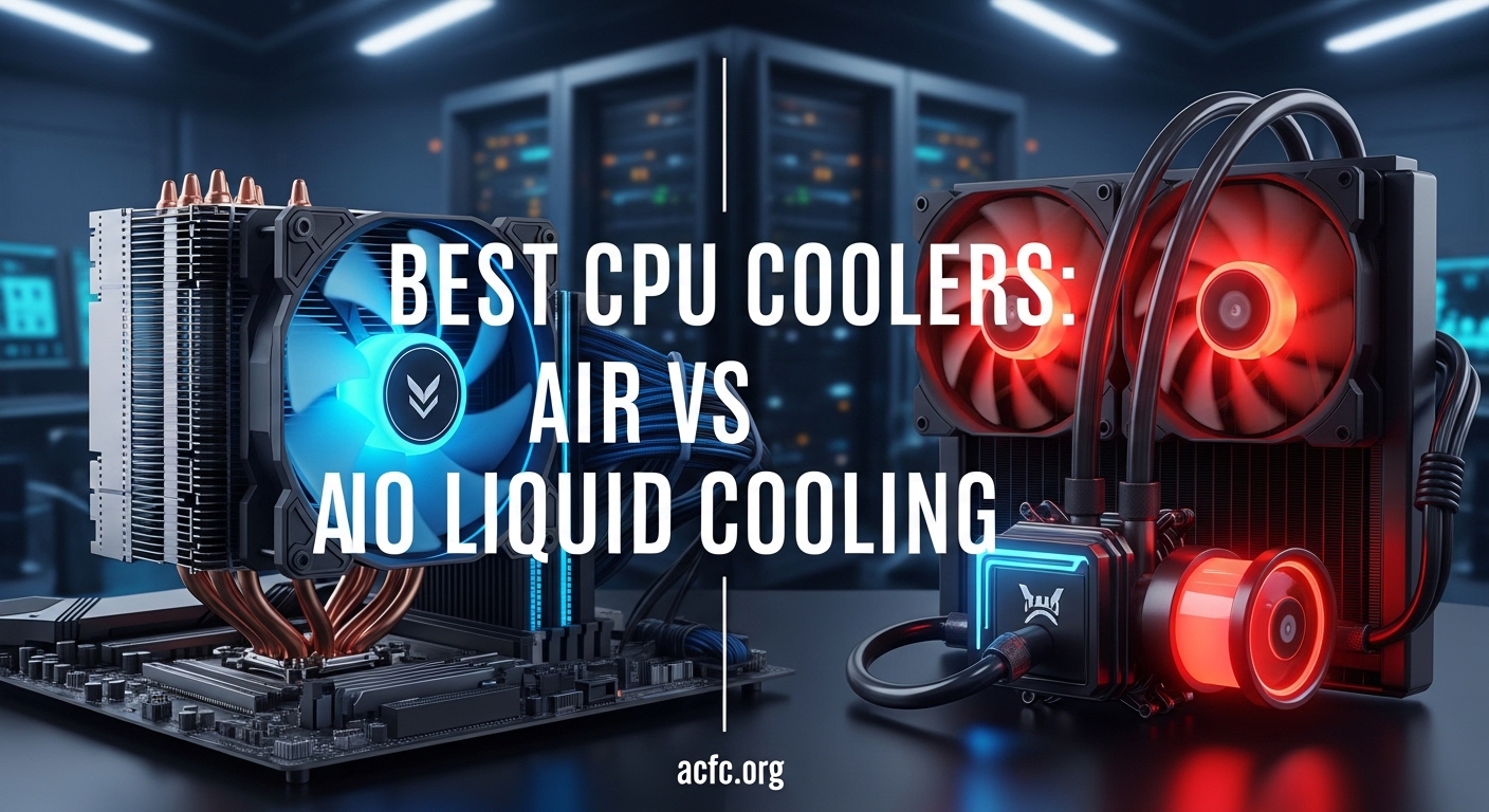 Best CPU Coolers Air vs AIO Liquid Cooling