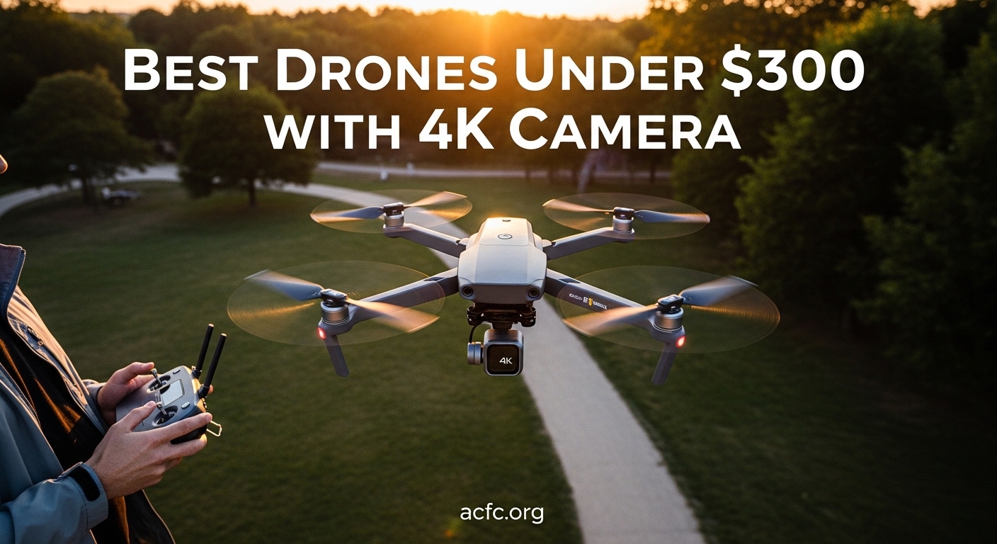 Best Drones Under $300 with 4K Camera