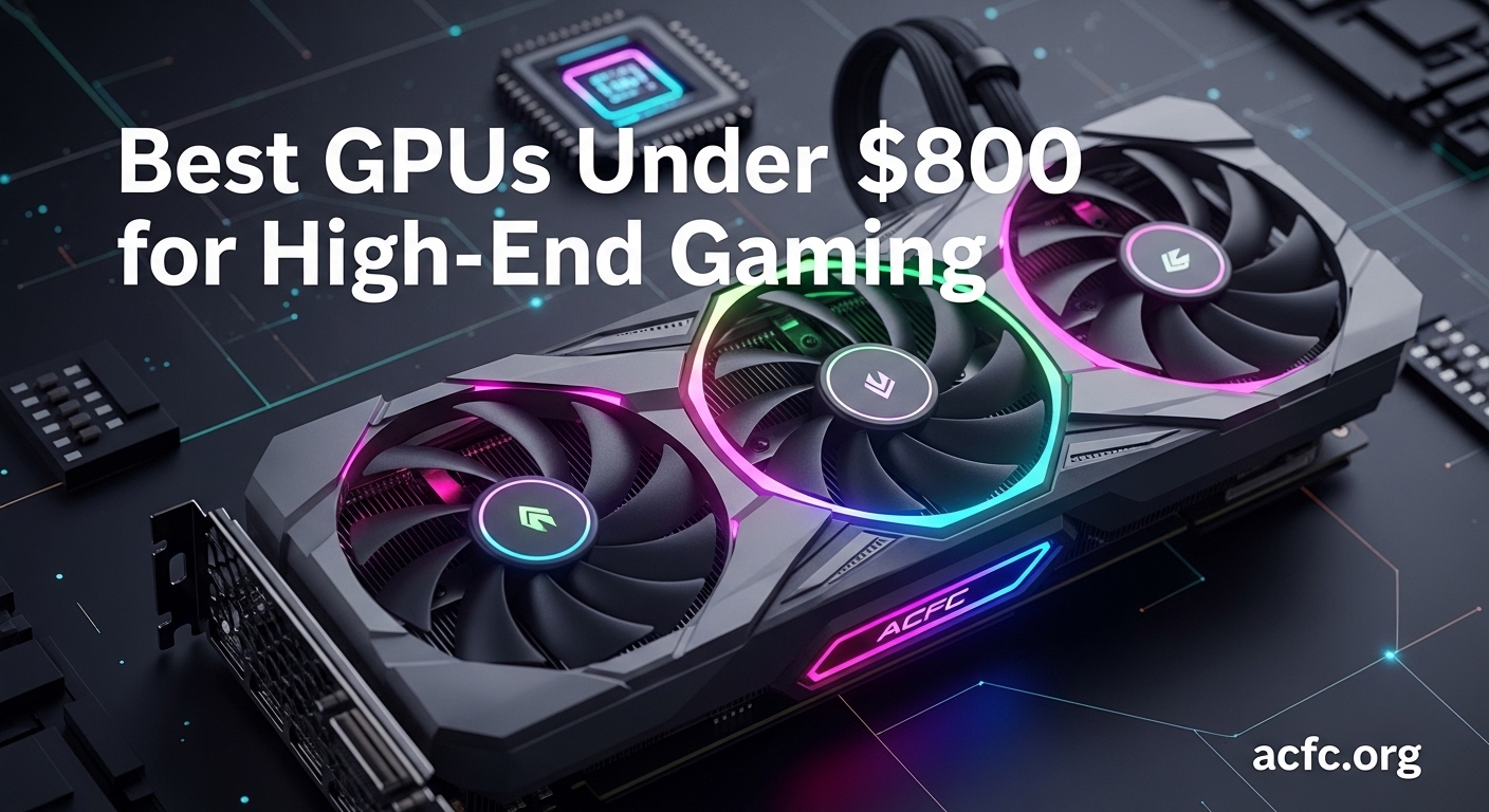 Best GPUs Under $800 for High-End Gaming