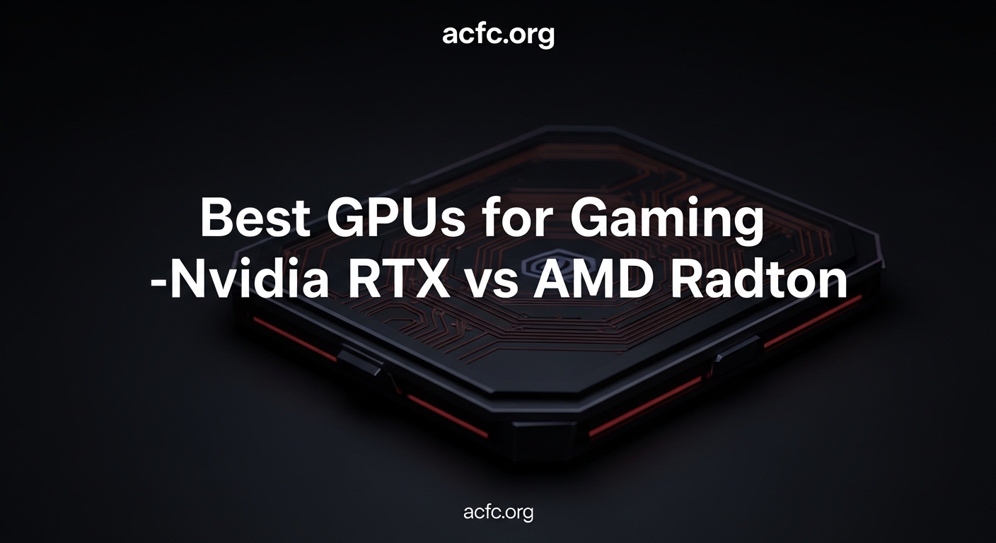 Best GPUs for Gaming -Nvidia RTX vs AMD Radeon