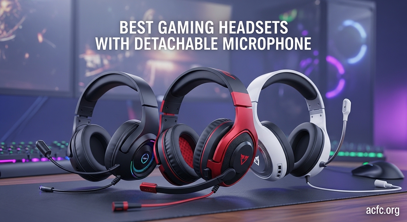 Best Gaming Headsets with Detachable Microphone