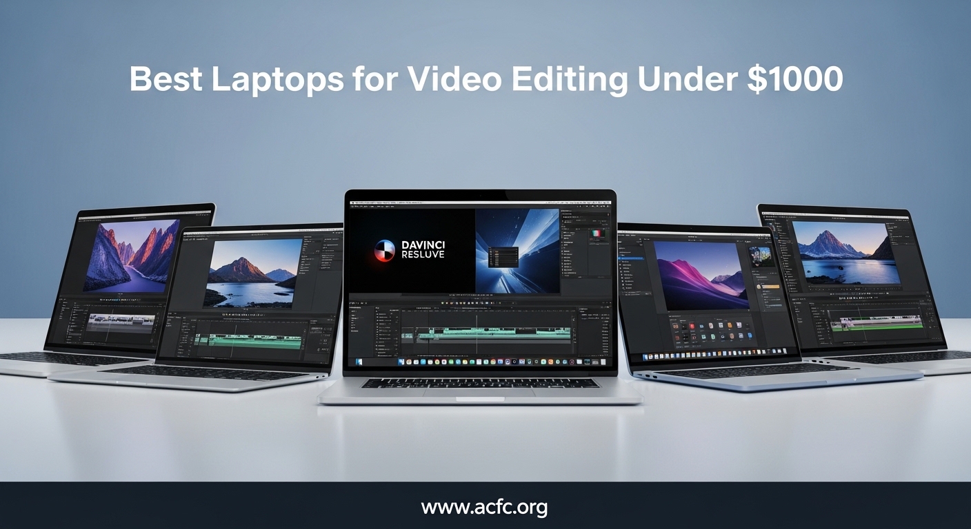 Best Laptops for Video Editing Under $1000