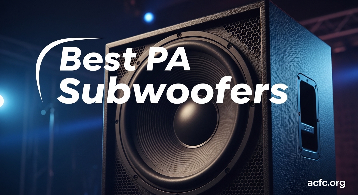 Best PA Subwoofers