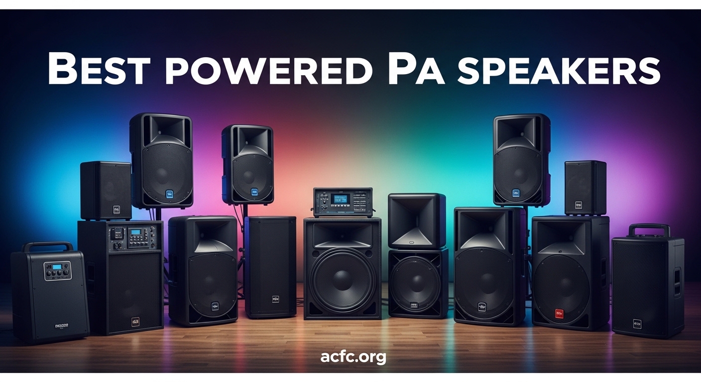 Best Powered PA Speakers
