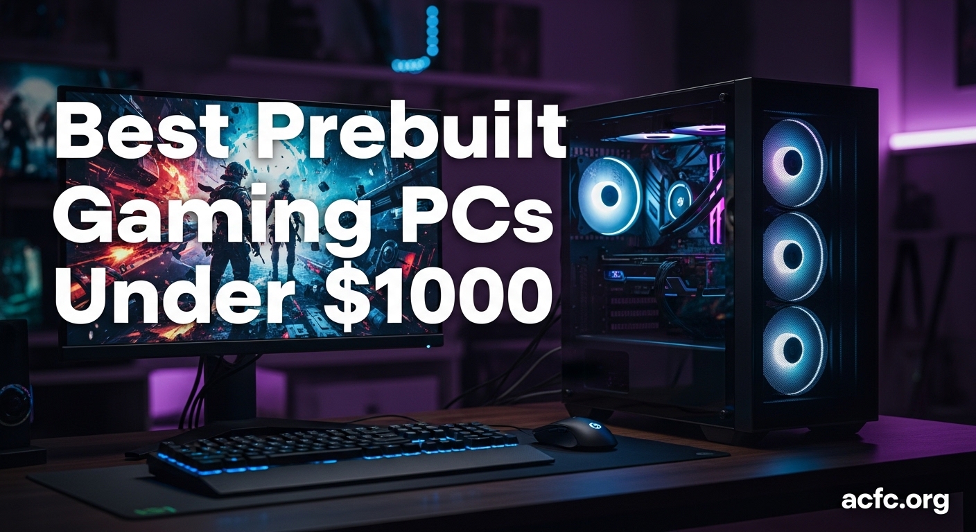 Best Prebuilt Gaming PCs Under $1000