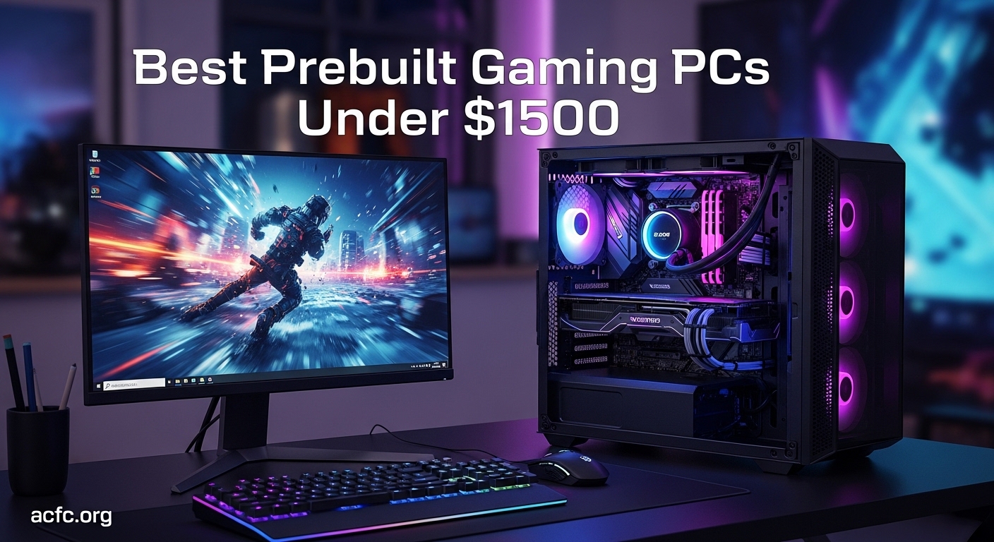 Best Prebuilt Gaming PCs Under $1500