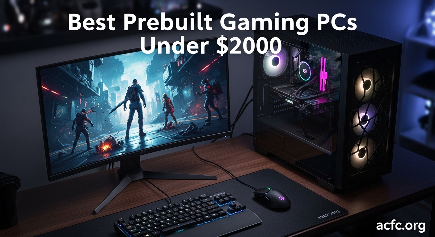 Best Prebuilt Gaming PCs Under $2000
