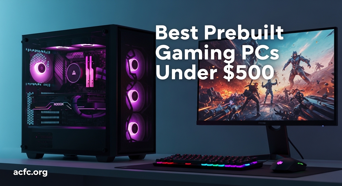 Best Prebuilt Gaming PCs Under $500