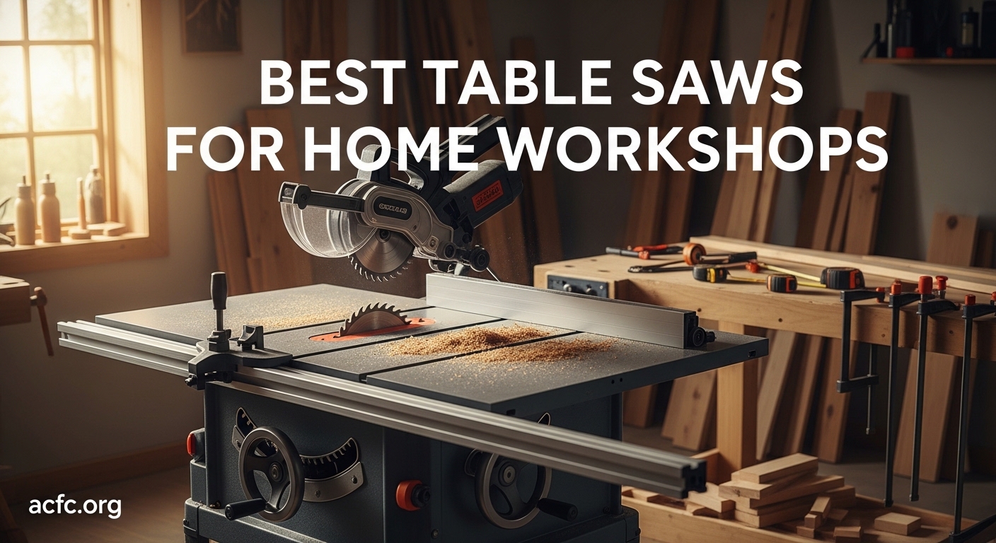 Best Table Saws for Home Workshops