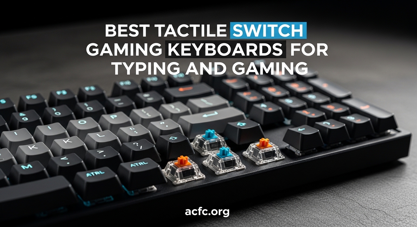 Best Tactile Switch Gaming Keyboards for Typing and Gaming