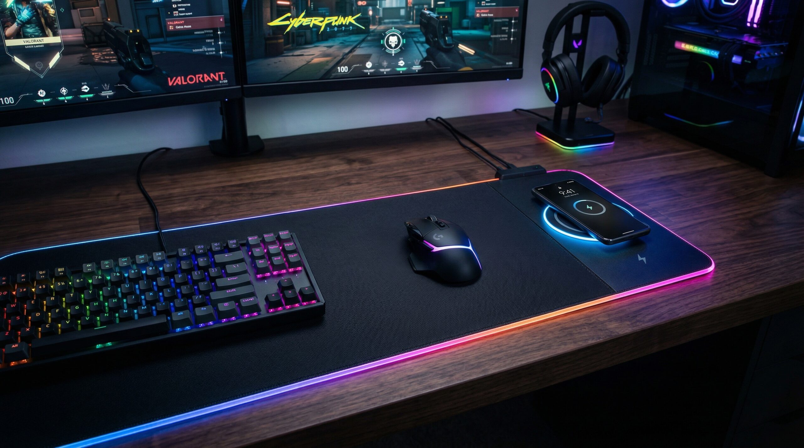Best RGB Gaming Mousepads with Wireless Charging