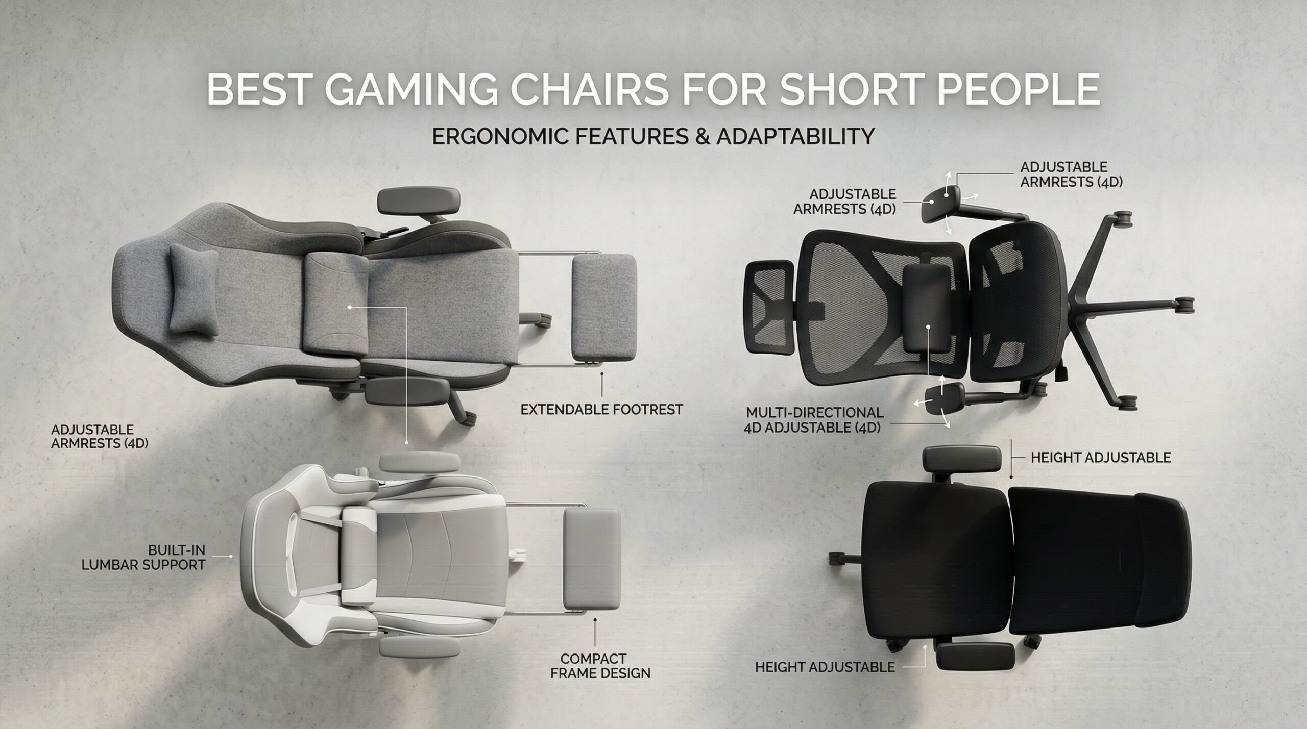 Best Gaming Chairs for Short People
