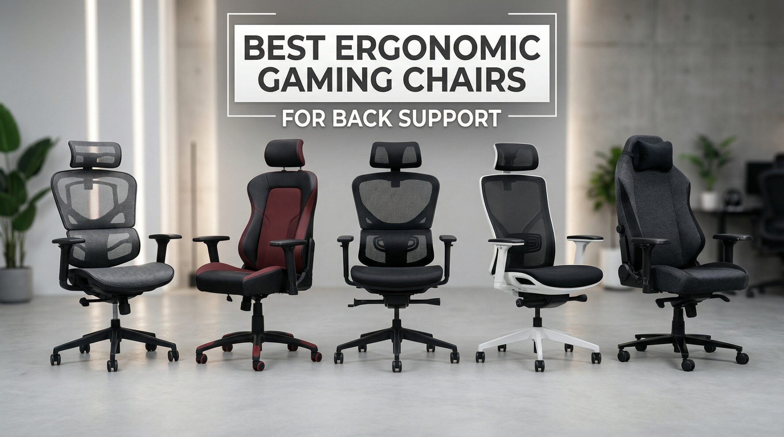 Best Ergonomic Gaming Chairs for Back Support