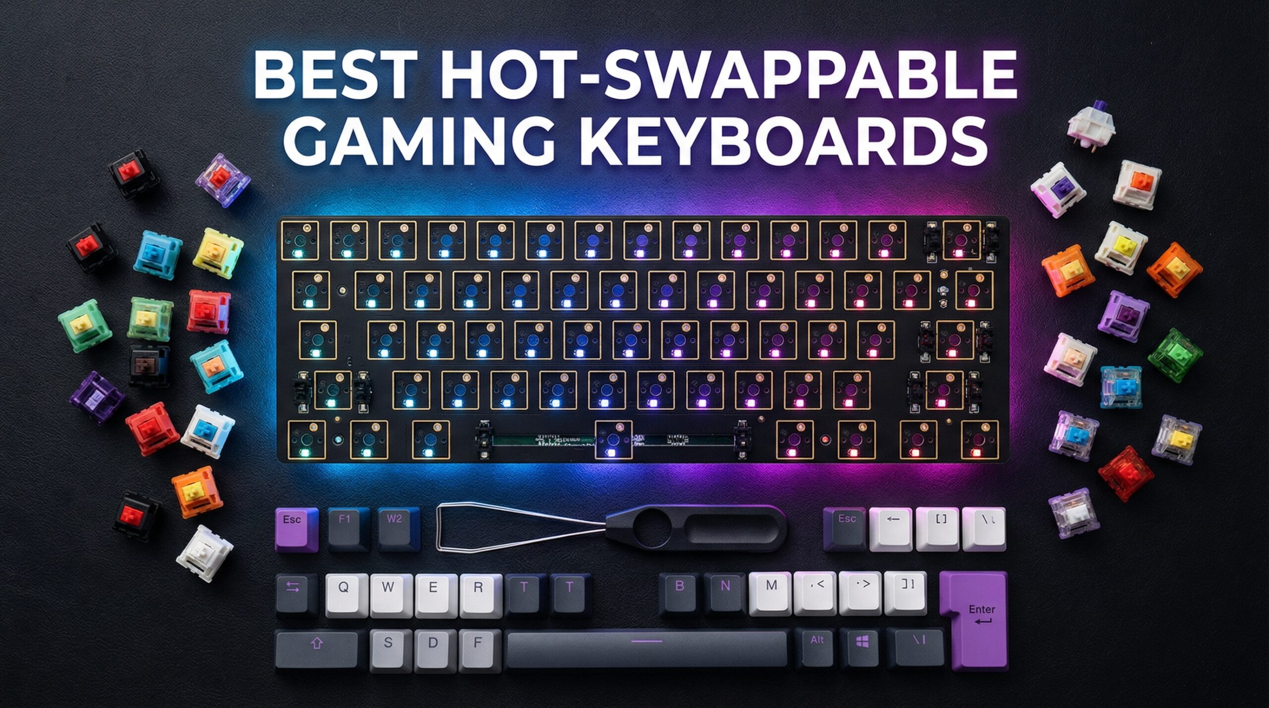 Best Hot-Swappable Gaming Keyboards for Custom Builds