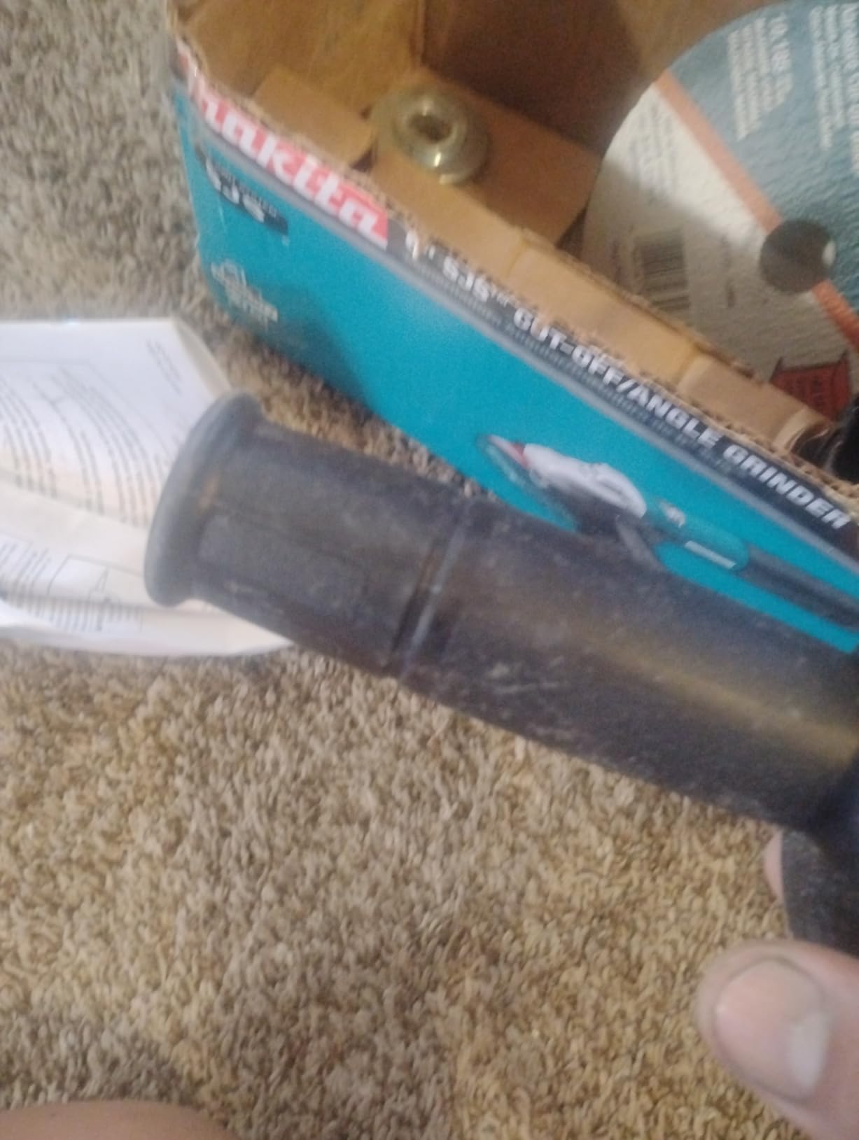 Makita 9564CV 4-1/2-Inch SJS High-Power Angle Grinder customer photo 2