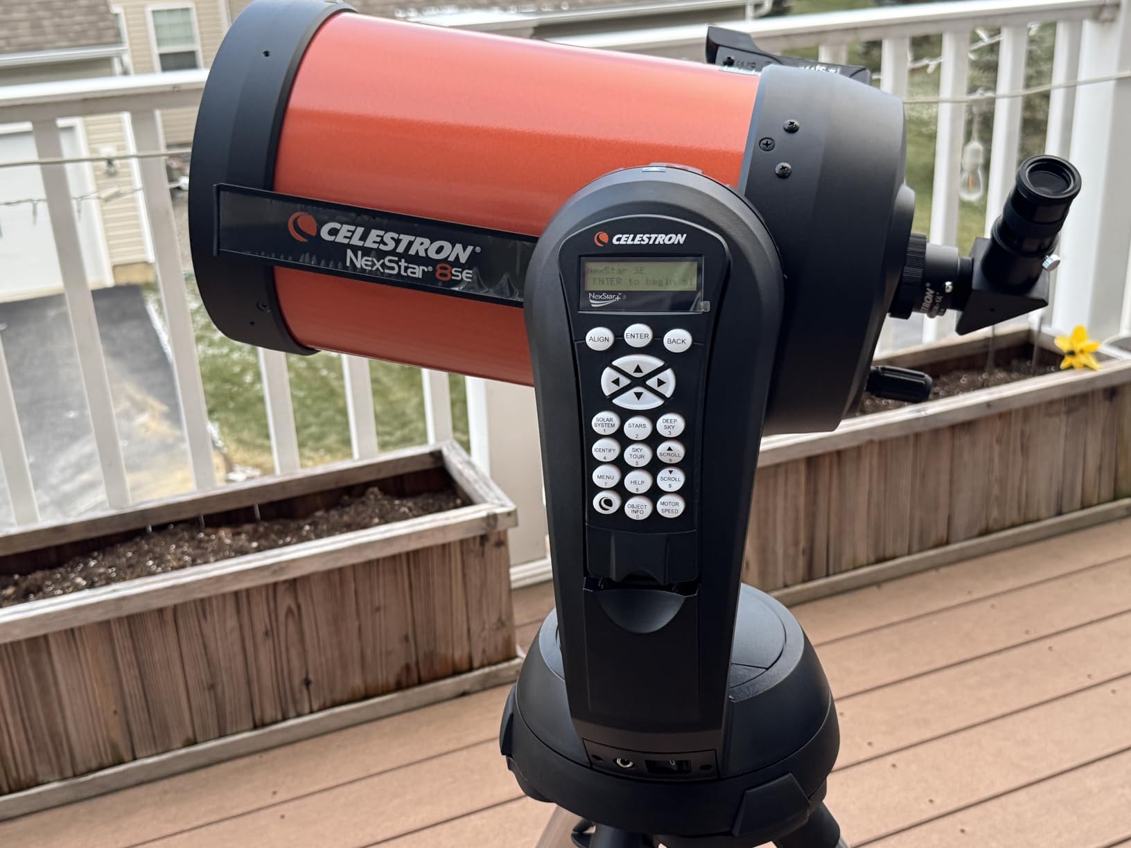 Celestron NexStar 8SE Computerized Telescope - 8-Inch Schmidt-Cassegrain Optical Tube - Fully Automated GoTo Mount with SkyAlign - Ideal for Beginners and Advanced Users - 40,000+ Object Database customer photo 1
