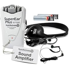 SuperEar Model SE7500 for Seniors - Hearing Amplifiers for Seniors & Elderly, Super Ear Personal Sound Amplifier, Sound Amplifier Listening Device and Audio Accessories in 50dB Ambient Sounds Increase customer photo 2