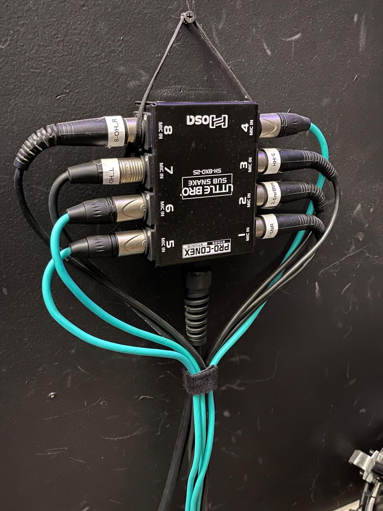 Hosa Little BRO SH 8X0 25 8-Channel XLR Snake Cable, 25 Feet customer photo 1
