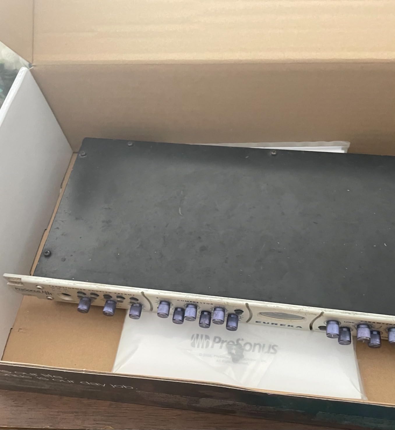 PreSonus STUDIOCHANNEL Vacuum-Tube Channel Strip with Mic Preamp, Compressor, and 3-Band EQ customer photo 1