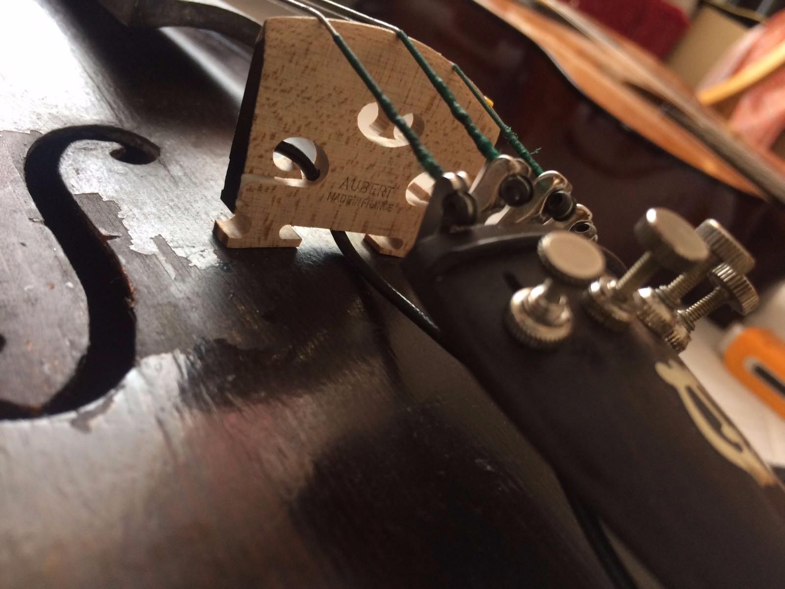 Barcus Berry 1320 Electric Violin Bridge with Built-In Piezo Pickup customer photo 2