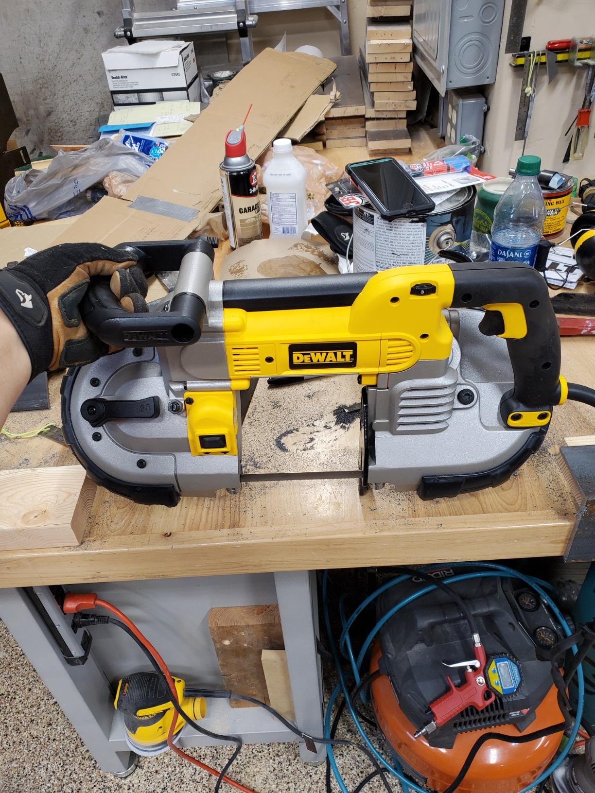 DEWALT Portable Band Saw, Deep Cut, 10 Amp, 5-Inch (DWM120) Corded customer photo 2