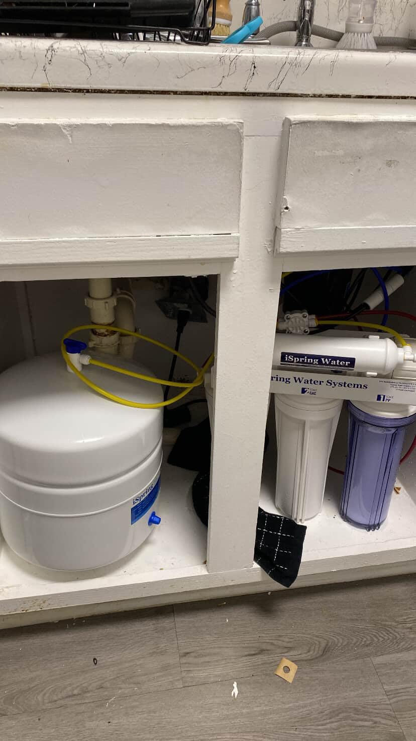 iSpring RCC7, NSF Certified, High Capacity Under Sink 5-Stage Reverse Osmosis Water Filter, RO Drinking System, 75 GPD, Brushed Nickel Faucet, Patented Top-Mounted Faucet Design for Easy Installation customer photo 2