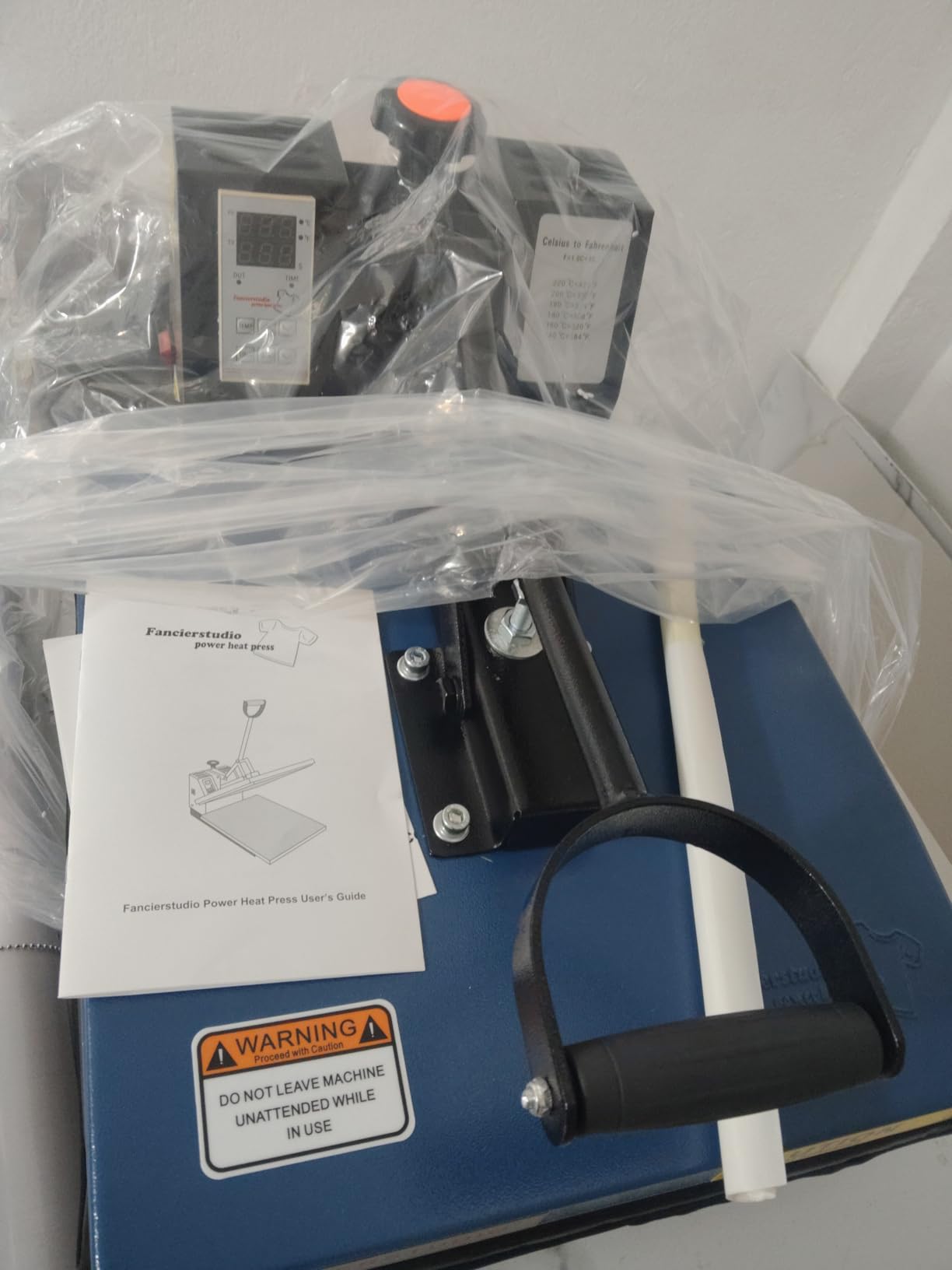 Fancierstudio Digital Heat Press 15 x 15 Sublimation Rhinestone Heat T-Shirt Machine customer photo 1