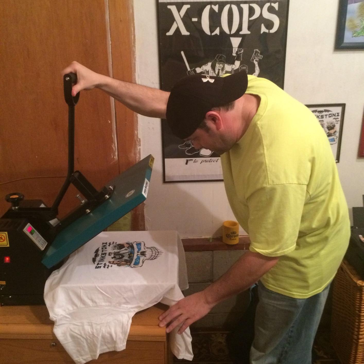 Fancierstudio Digital Heat Press 15 x 15 Sublimation Rhinestone Heat T-Shirt Machine customer photo 2