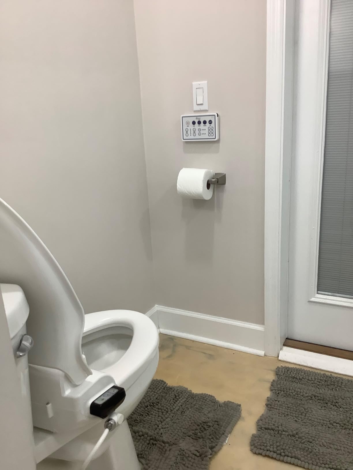 Bio Bidet Bliss BB1000 Electric Bidet Toilet Seat, Warm Water with Air Dryer, Heated Seat with Slow Close Lid, Remote Control, Elongated White customer photo 2