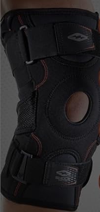 Shock Doctor Knee Brace, Compression Knee Brace for Men & Women, Hinged Knee Brace with Side Stabilizers, Maximum Support, Adjustable Dual Hinges customer photo 1