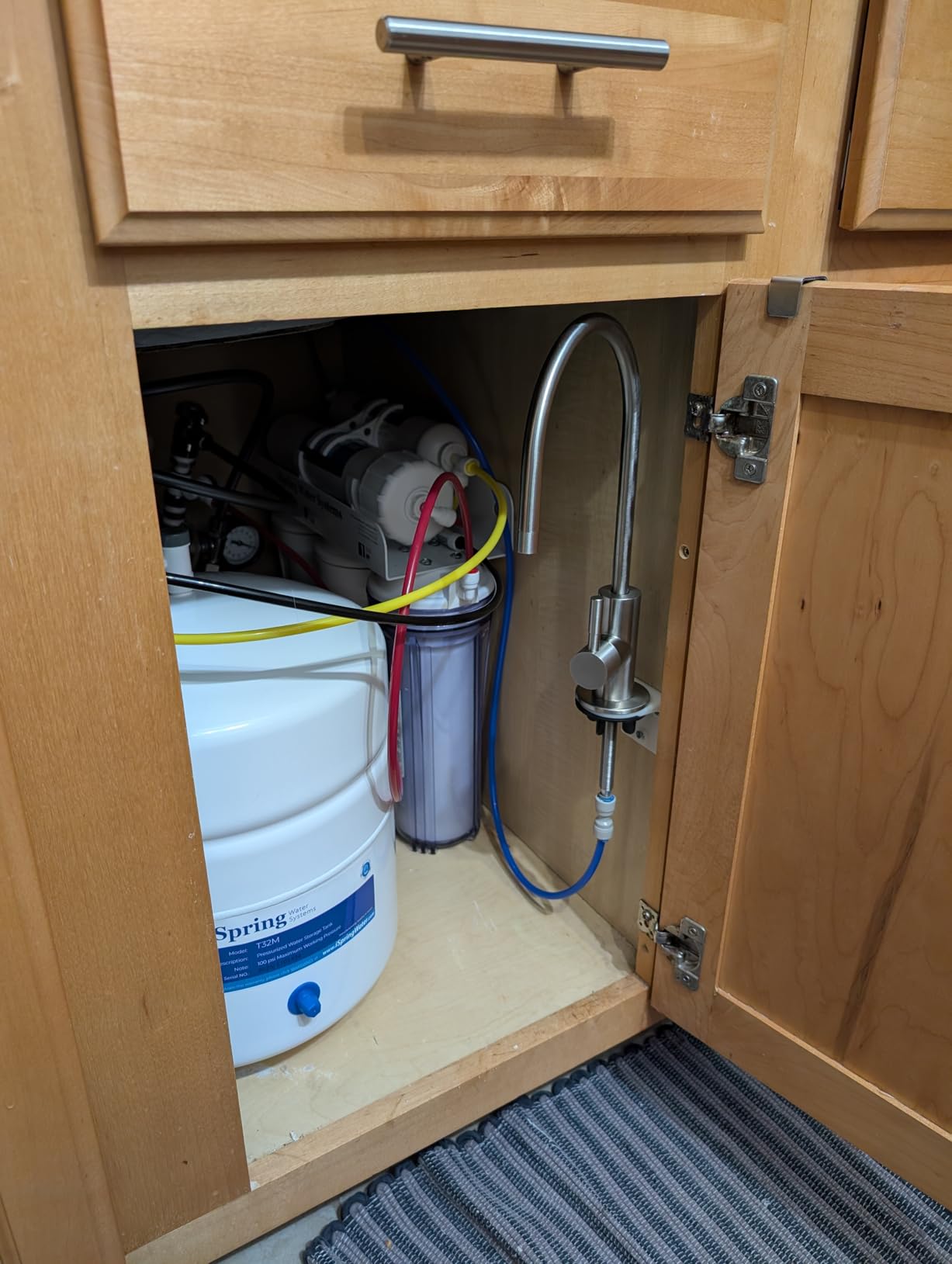 iSpring RCC7AK, NSF Certified, 75 GPD, Alkaline 6-Stage Reverse Osmosis System, pH+ Remineralization RO Water Filter System Under Sink, Patented Top-Mounted Faucet Design for Easy Installation customer photo 2