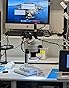 AmScope SM-4TP Professional Trinocular Stereo Zoom Microscope with Simultaneous Focus Control, WH10x Eyepieces, 7X-45X Magnification, 0.7X-4.5X Zoom Objective, Ambient Lighting, Double-Arm Boom Stand customer photo 1