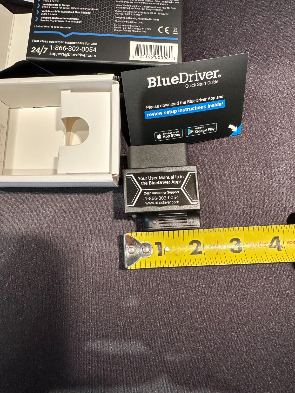 BlueDriver Bluetooth Pro OBDII Scan Tool for iPhone & Android - No Subscription Fee - OBD2 Car Scanner and Code Reader customer photo 2