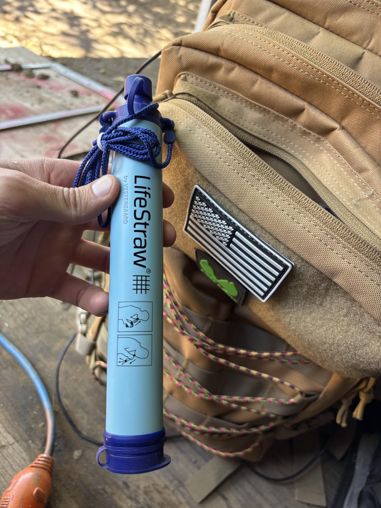 LifeStraw Personal Water Filter for Hiking, Camping, Travel, and Emergency Preparedness customer photo 1