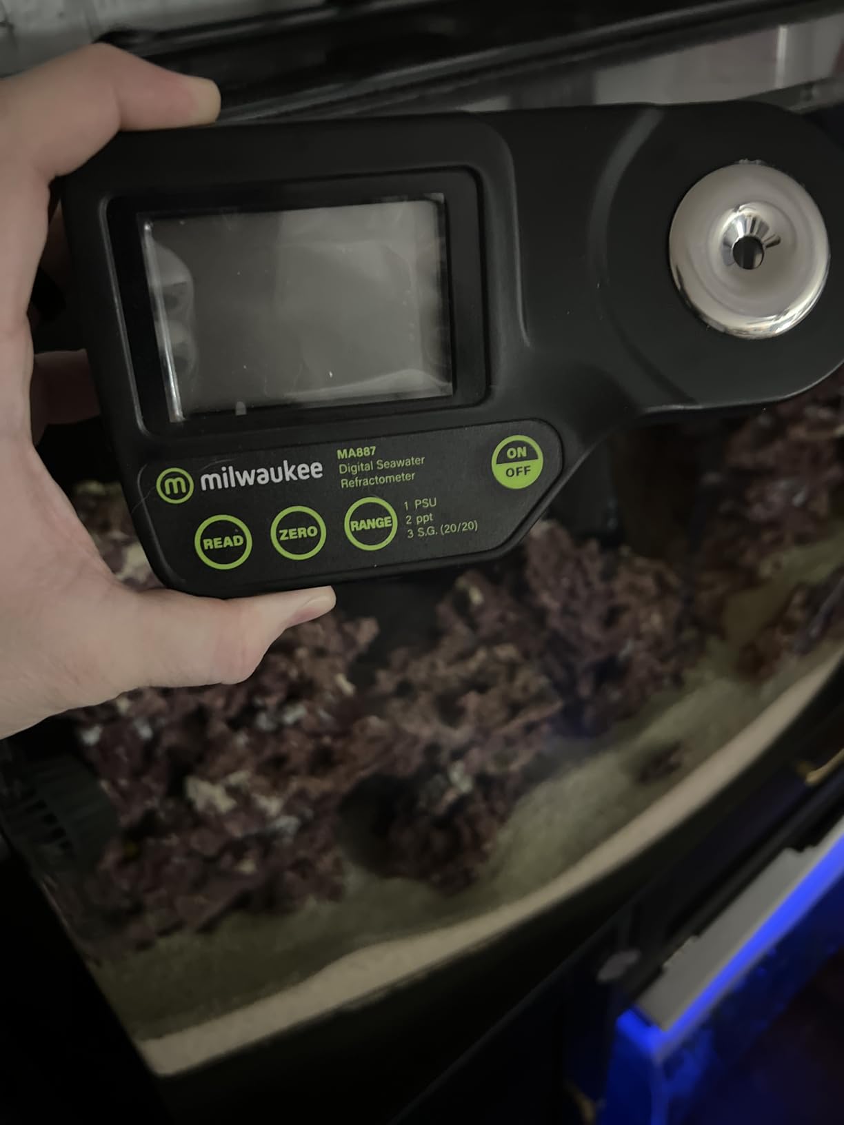 Milwaukee Salinity Digital Refractometer for Saltwater Aquariums - MA887 customer photo 1